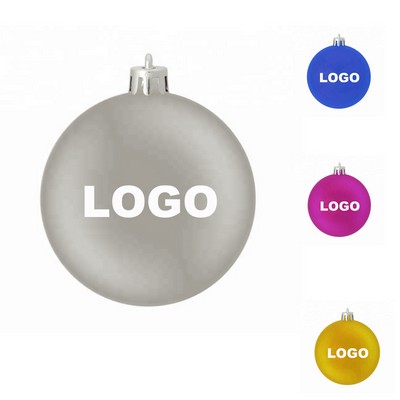 Round Flat Christmas Ornaments